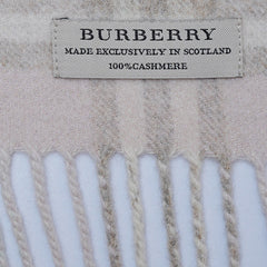 Cashmere Plaid Print Vintage Pre-Loved Scarf