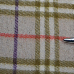 Cashmere Plaid Print Vintage Pre-Loved Scarf