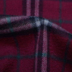 Cashmere Plaid Print Vintage Pre-Loved Scarf