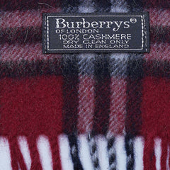 Cashmere Plaid Print Vintage Pre-Loved Scarf