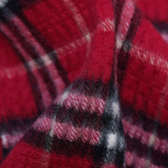 Cashmere/Wool Plaid Print Vintage Pre-Loved Scarf