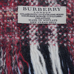 Lambswool Blend Plaid Print Vintage Pre-Loved Scarf