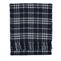 Cashmere Plaid Print Vintage Pre-Loved Scarf