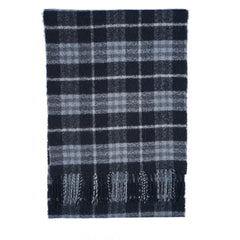 Cashmere Blend Plaid Print Vintage Pre-Loved Scarf