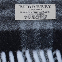 Cashmere Blend Plaid Print Vintage Pre-Loved Scarf