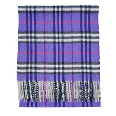 Cashmere Plaid Print Vintage Pre-Loved Scarf
