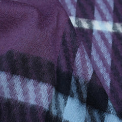 Cashmere Plaid Print Vintage Pre-Loved Scarf