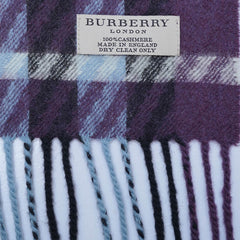 Cashmere Plaid Print Vintage Pre-Loved Scarf