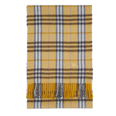 Lambswool Plaid Print Vintage Pre-Loved Scarf