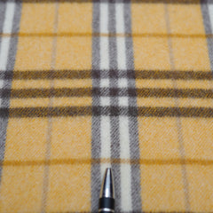 Lambswool Plaid Print Vintage Pre-Loved Scarf