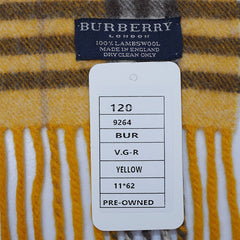 Lambswool Plaid Print Vintage Pre-Loved Scarf