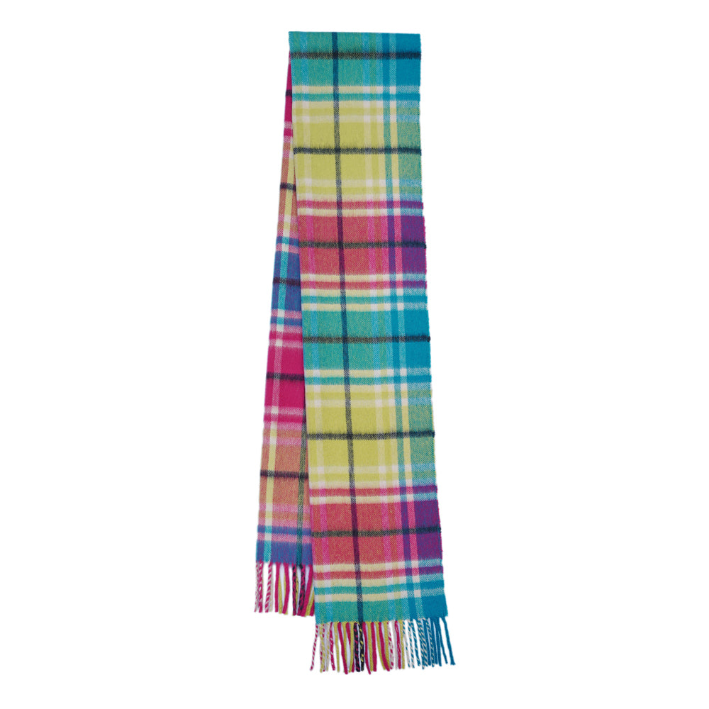 Cashmere Plaid Print Vintage Pre-Loved Scarf