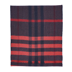 Wool Plaid Print Vintage Pre-Loved Scarf