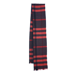 Wool Plaid Print Vintage Pre-Loved Scarf