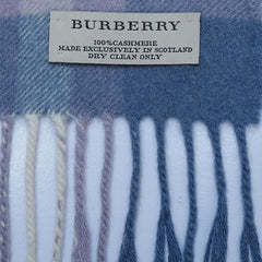 Cashmere Plaid Print Vintage Pre-Loved Scarf