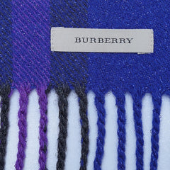 Cashmere Plaid Print Vintage Pre-Loved Scarf