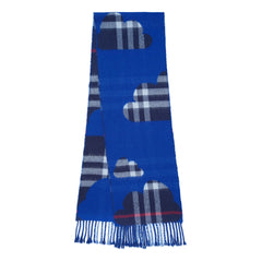 Wool Plaid Print Vintage Pre-Loved Scarf