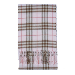 Wool Plaid Print Vintage Pre-Loved Scarf