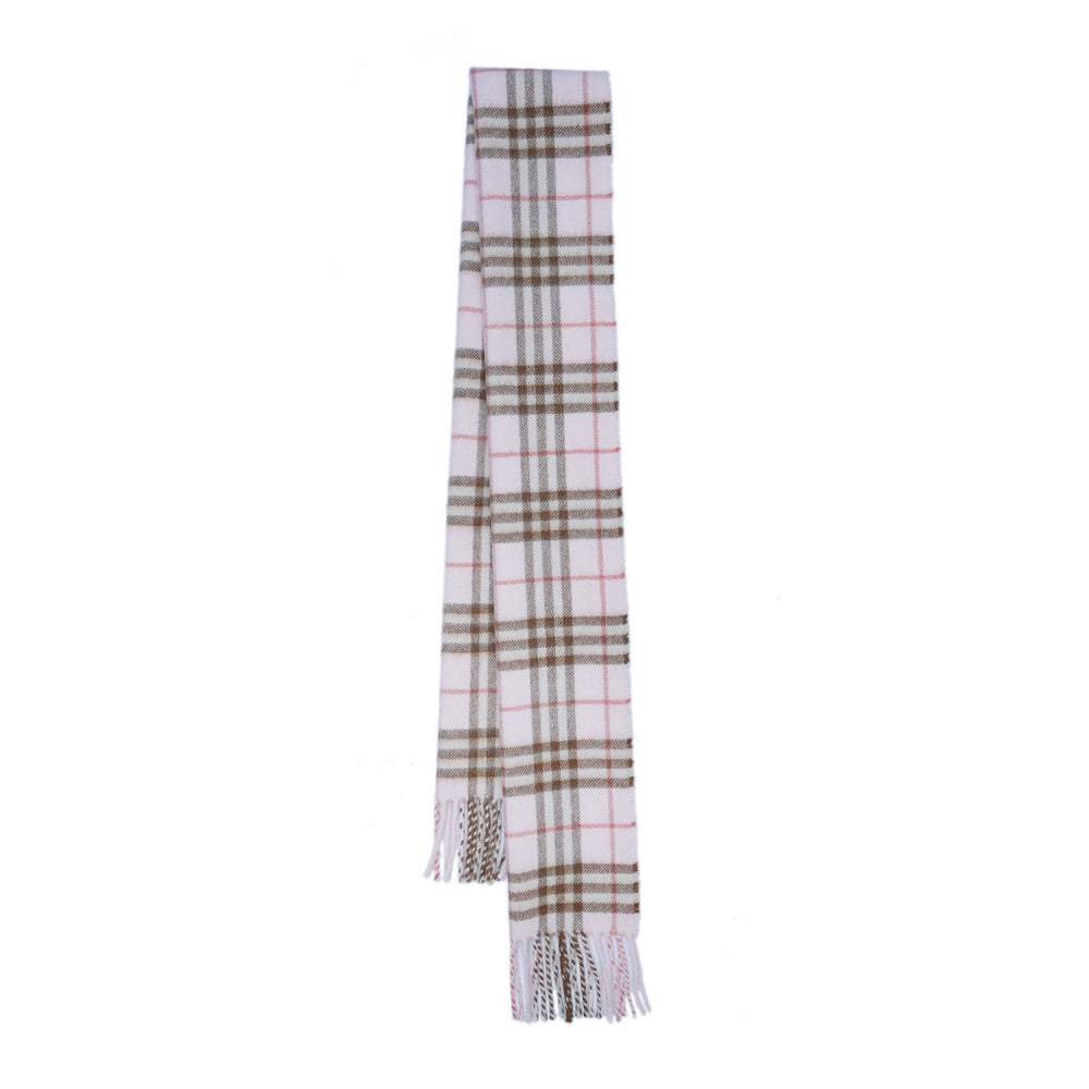 Wool Plaid Print Vintage Pre-Loved Scarf