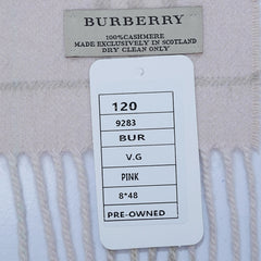 Cashmere Plaid Print Vintage Pre-Loved Scarf