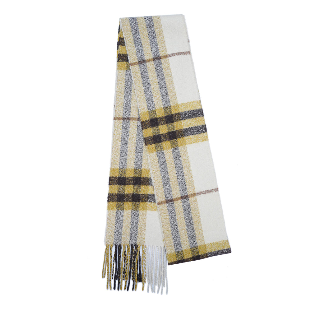 Cashmere Plaid Print Vintage Pre-Loved Scarf