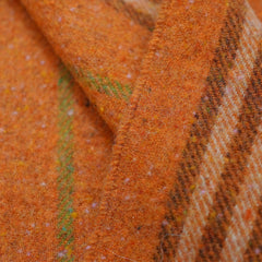 Lambswool Plaid Print Vintage Pre-Loved Scarf