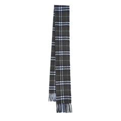 Wool Plaid Print Vintage Pre-Loved Scarf