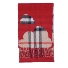 Wool Logo Print Vintage Pre-Loved Scarf