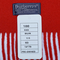 Lambswool Plain Print Vintage Pre-Loved Scarf