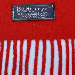 Lambswool Plain Print Vintage Pre-Loved Scarf