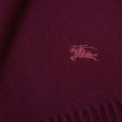 Cashmere Plain Print Vintage Pre-Loved Scarf