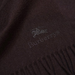 Cashmere Plain Print Vintage Pre-Loved Scarf