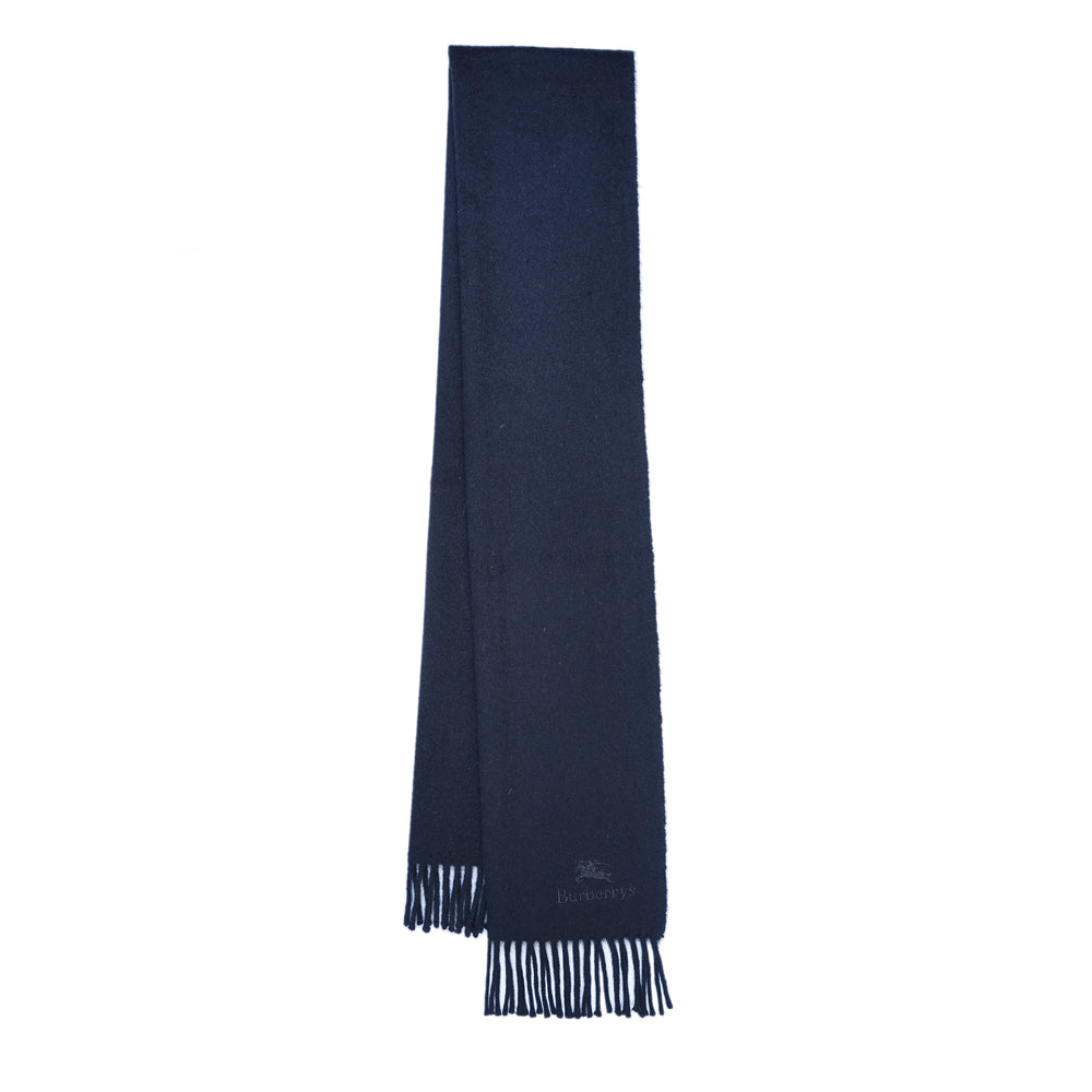 Cashmere Plain Print Vintage Pre-Loved Scarf