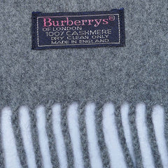 Cashmere Plain Print Vintage Pre-Loved Scarf