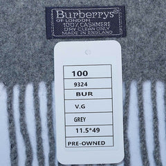 Cashmere Plain Print Vintage Pre-Loved Scarf