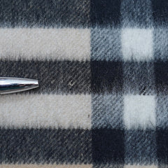 Cashmere Large Check Vintage Pre-Loved Scarf