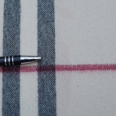 Cashmere Large Check Vintage Pre-Loved Scarf