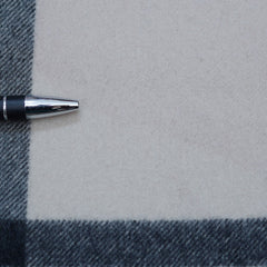 Cashmere Large Check Vintage Pre-Loved Scarf