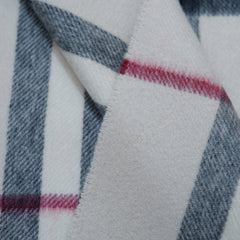 Cashmere Large Check Vintage Pre-Loved Scarf