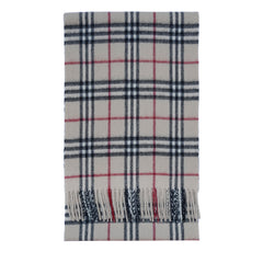 Merino Wool Plaid Print Vintage Pre-Loved Scarf