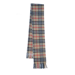 Cashmere Plaid Print Vintage Pre-Loved Scarf