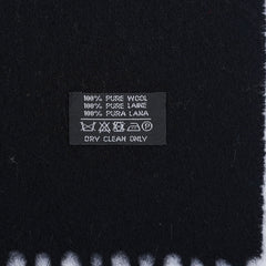 YSL Wool Plain Vintage Pre-Loved Scarf
