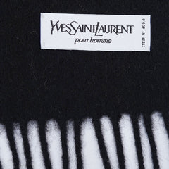 YSL Wool Plain Vintage Pre-Loved Scarf