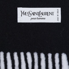 YSL Wool Plain Vintage Pre-Loved Scarf