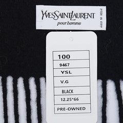 YSL Wool Plain Vintage Pre-Loved Scarf