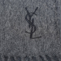 YSL Wool Plain Vintage Pre-Loved Scarf
