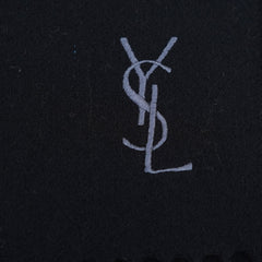 YSL Wool Plain Vintage Pre-Loved Scarf