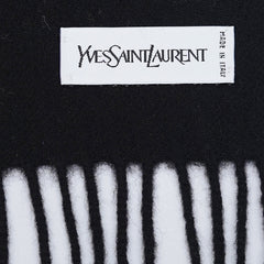 YSL Wool Plain Vintage Pre-Loved Scarf
