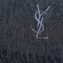 YSL Wool Plain Vintage Pre-Loved Scarf
