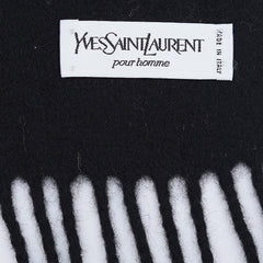 YSL Wool Plain Vintage Pre-Loved Scarf